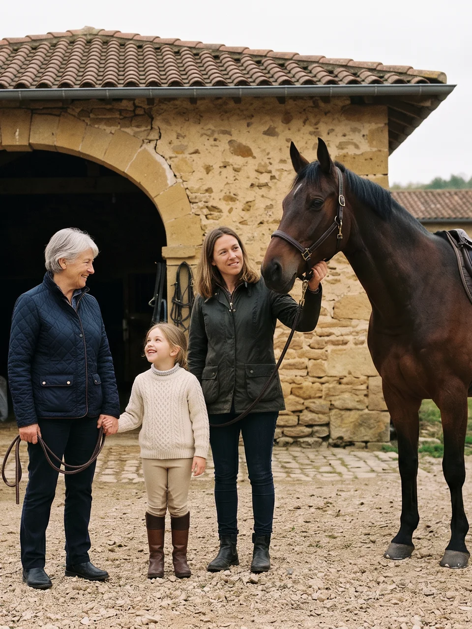 L'équipe, Écurie de Beyrieux, centre équestre à Plats